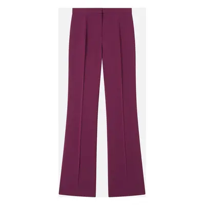 Pinko, Pantaloni a vita alta cady tecnico, Vino d'uva, 36