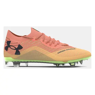 Scarpe da calcio Under Armour Shadow Elite 2 Terreni duri da uomo Flare Arancione / Morph Verde 