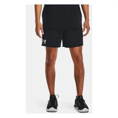 Shorts Under Armour Rival Terry 15 cm da uomo Nero / Onyx Bianco XXL