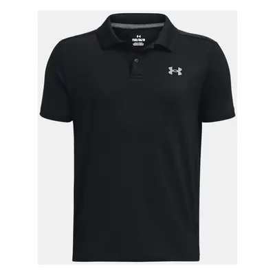 Polo Under Armour Matchplay da ragazzo Nero / Pitch Grigio YLG (149 - 160 cm)