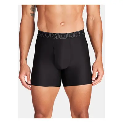 Under Armour Performance Tech™ Mesh 6" Boxerjock® da uomo - Confezione da 3 Nero / Nero / Castle