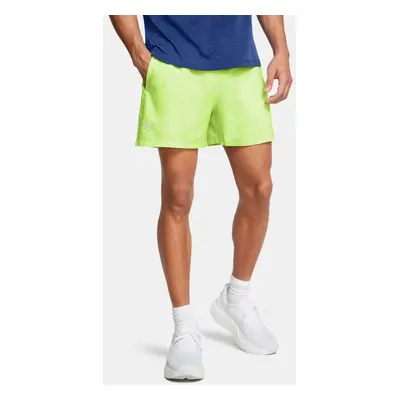 Shorts Under Armour Launch 13 cm da uomo Morph Verde / Morph Verde / Riflettente XXL