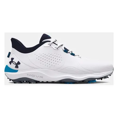 Scarpe da golf Under Armour Drive Pro Wide da uomo Bianco / Capri / Midnight Blu Marino 44