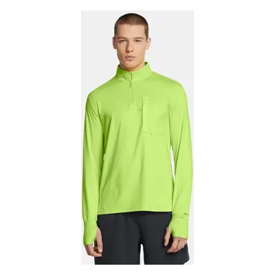 Maglia Under Armour Launch Trail ¼ Zip da uomo Morph Verde / Anthracite / Riflettente S