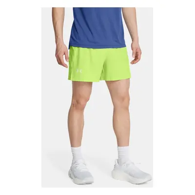 Shorts Under Armour Launch Pro 5'' da uomo Morph Verde / Morph Verde / Riflettente XXL