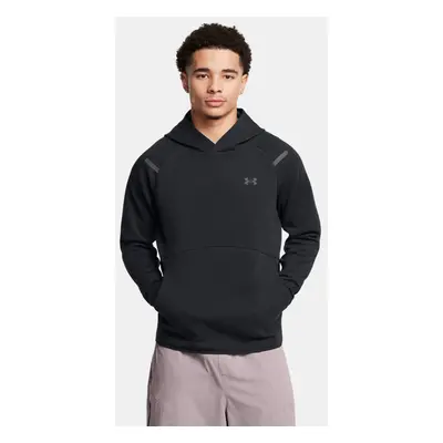 Felpa con cappuccio Under Armour Unstoppable Fleece da uomo Nero / Nero 3XL