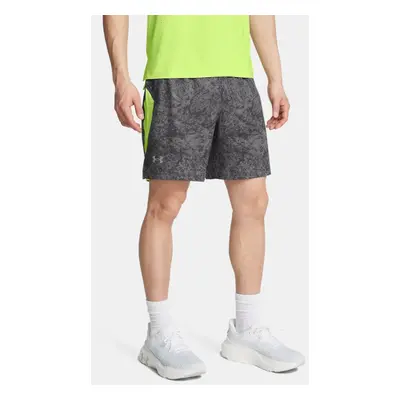 Shorts Under Armour Launch Elite 18 cm da uomo Castlerock / Morph Verde / Riflettente XXL