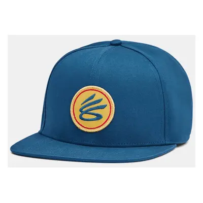 Cappello Curry Flat Brim Snapback da uomo Varsity Blu / Varsity Blu TAGLIA UNICA