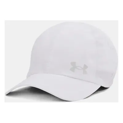 Cappello Under Armour Launch Adjustable da uomo Bianco / Bianco / Riflettente TAGLIA UNICA