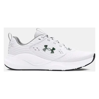 Scarpe da allenamento Under Armour Commit 4 da uomo Bianco / Mod Grigio / Forest Verde 41