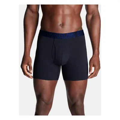 Under Armour Performance Cotton 6" Boxerjock® da uomo - Confezione da 3 Midnight Blu Marino / Ac