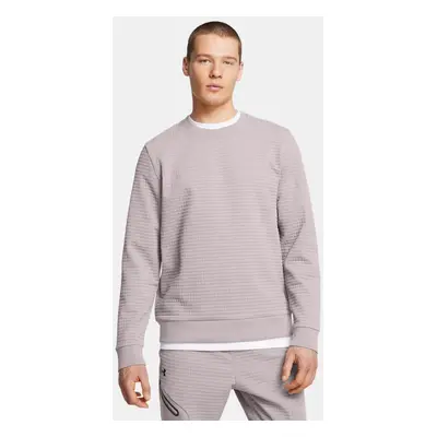 Maglia Under Armour Unstoppable Fleece Grid da uomo Tetra Grigio / Nero L