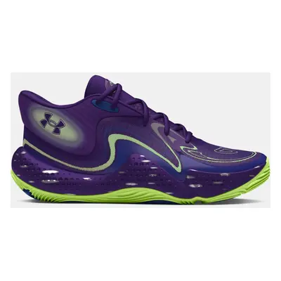 Scarpe da basket Under Armour Spawn 6 Mid Start Of Season unisex Porpora / Tech Blu / Morph Verd