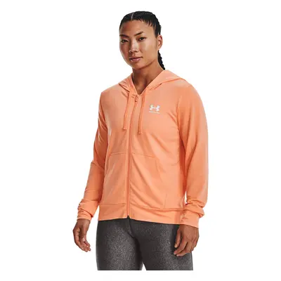 Felpa Under Armour Rival Terry Fz Hoodie Orange