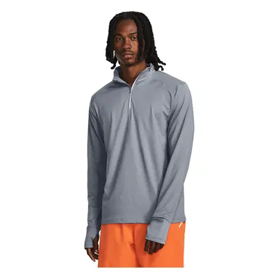 Maglietta Under Armour Qualifier Run 1/4 Zip Steel