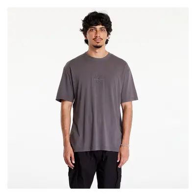 Maglietta Calvin Klein Jeans Washed Monologo Short Sleeve Tee Gray