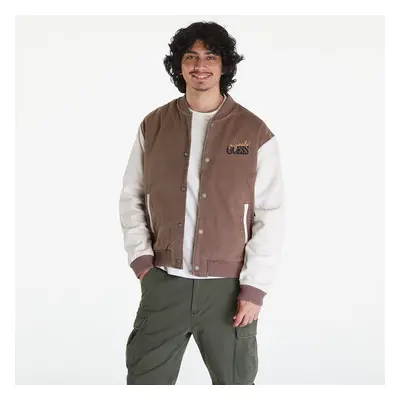 Giacca GUESS Go Sanded Denim Bomber Jacket Go Sanded Brown Wash