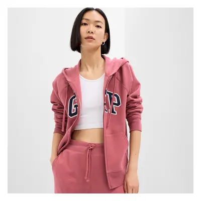 Felpa GAP Fullzip Logo Hoodie Dry Rose