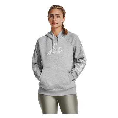 Felpa Under Armour Rival Fleece Graphic Hdy Mod Gray Light Heather