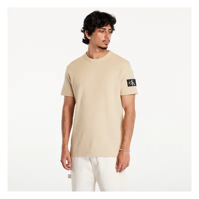 Maglietta Calvin Klein Jeans Badge Waffle Tee Khaki