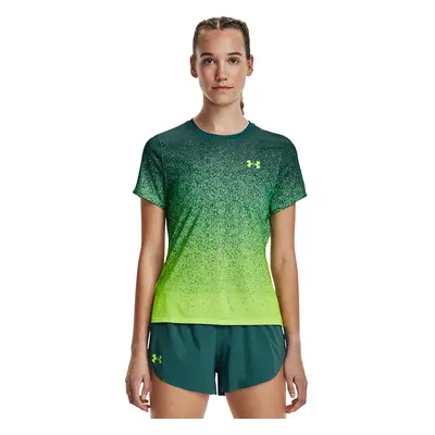 Pantaloncini Under Armour Rush Cicada Shortsleeve Green