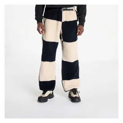 Pantaloni Gramicci Checkered Sherpa Pant Natural / Navy Check