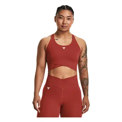 Reggiseno Under Armour Project Rck Letsgo Crssover Top Heritage Red