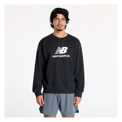 Felpa New Balance Sport Essentials French Terry Logo Crew Sweatshirt Black