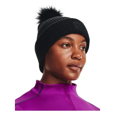 Cappello Under Armour Halftime Ribbed Pom Black