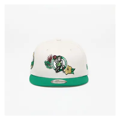 Berretto New Era Boston Celtics 9FIFTY NBA Floral Snapback Cap Stone/ Kelly Green