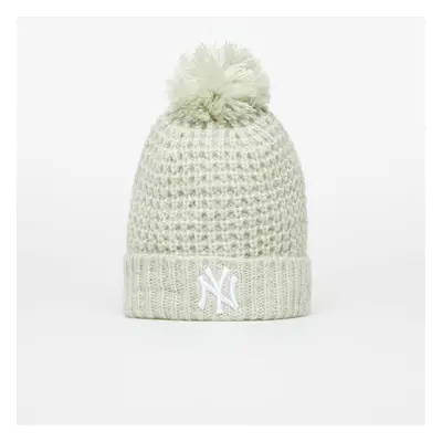 Cappello New Era New Era MLB Wmns Cosy Pom Beanie New York Yankees Blue Tint/ Optic White