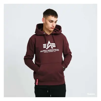 Felpa Alpha Industries Basic Hoody Dark Wine