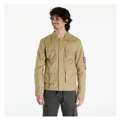 Giacca Alpha Industries Ripstop Cargo Overshirt Light Olive