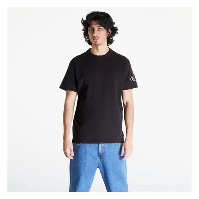 Maglietta Calvin Klein Jeans Badge Waffle Short Sleeve Tee Black