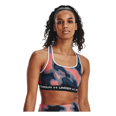 Reggiseno Under Armour Crossback Mid Print Bubble Peach