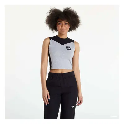 Maglietta The North Face Cropped Fitted Tank Top Tnf Light Grey Heather