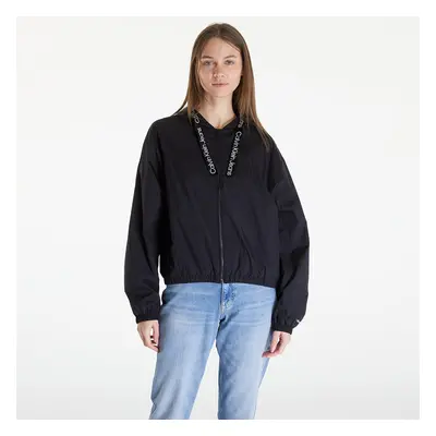 Giacca a vento Calvin Klein Jeans Logo Drawstring Windbreaker Black