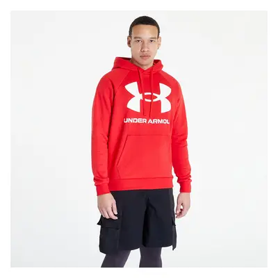 Felpa Under Armour Rival Fleece Big Logo Hoodie Red