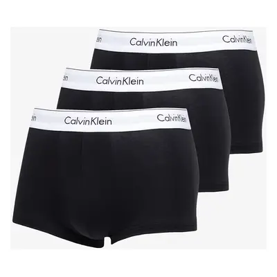 Calvin Klein Modern Cotton Stretch Low Rise Trunk 3-Pack Black/ White