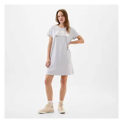 Vestito GAP Logo Dress Grey Matter