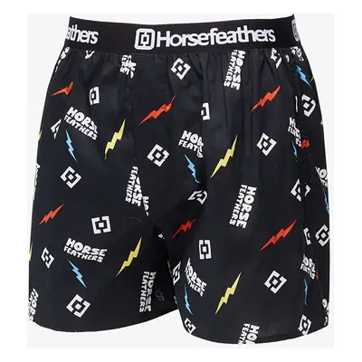 Pettorina Horsefeathers Frazier Boxer Shorts Black/ Ignite Print