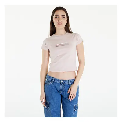 Maglietta Calvin Klein Jeans Diffused Box Fitted Short Sleeve Tee Sepia Rose