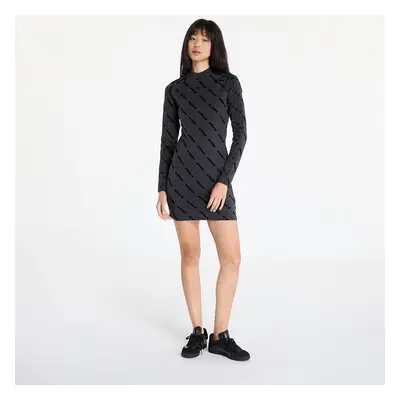 Vestito adidas Monogram Bodycon Dress Carbon