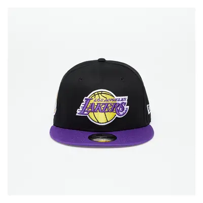 Berretto New Era Los Angeles Lakers Contrast Side Patch 9Fifty Snapback Cap Black/ True Purple