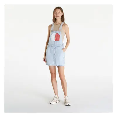 Vestito Tommy Jeans Dungaree Flag Dress Denim Light