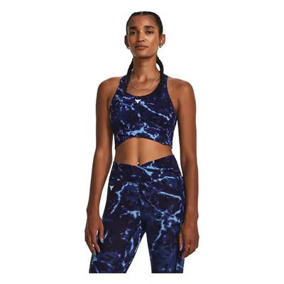 Reggiseno Under Armour Project Rck Lg Crssover Top Pt Midnight Navy