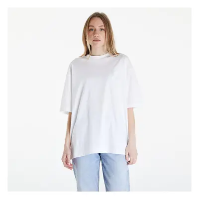 Maglietta Calvin Klein Jeans Warp Logo Boyfriend T-Shirt White