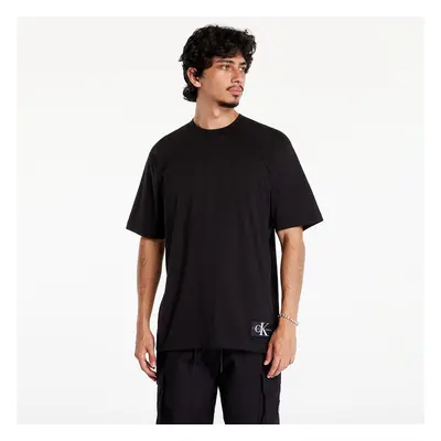 Maglietta Calvin Klein Jeans Badge Relaxed Tee Black