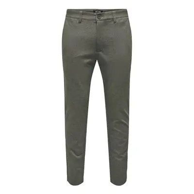 Pantaloni chino slim-fit Only & Sons Mark Herringbone