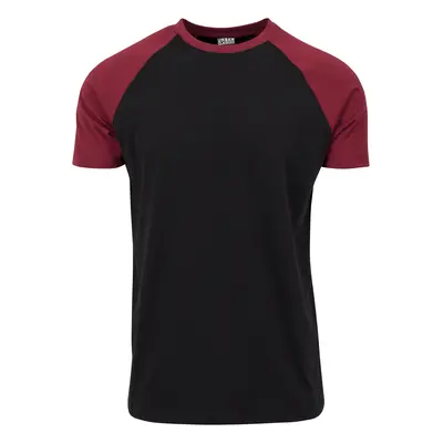 T-shirt taglie comode Urban Classic raglan contrat